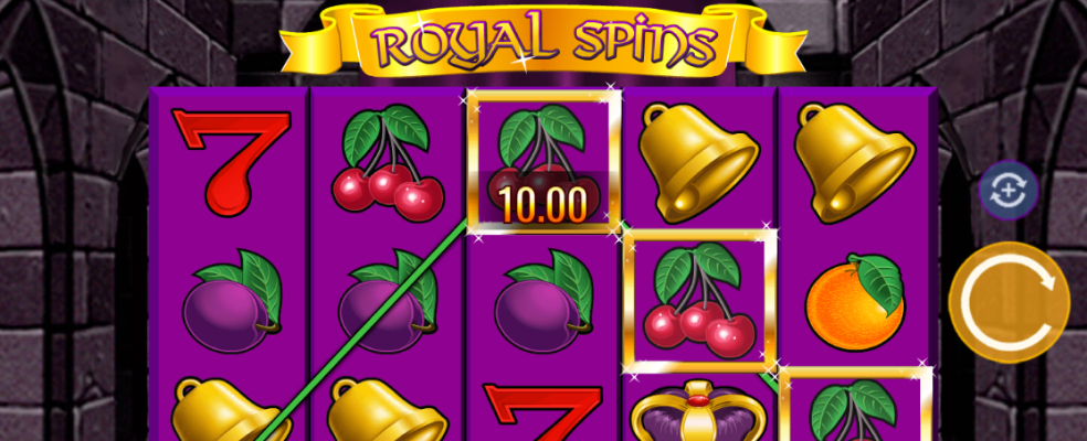 Royal Spins website