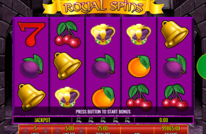 Royal Spins website